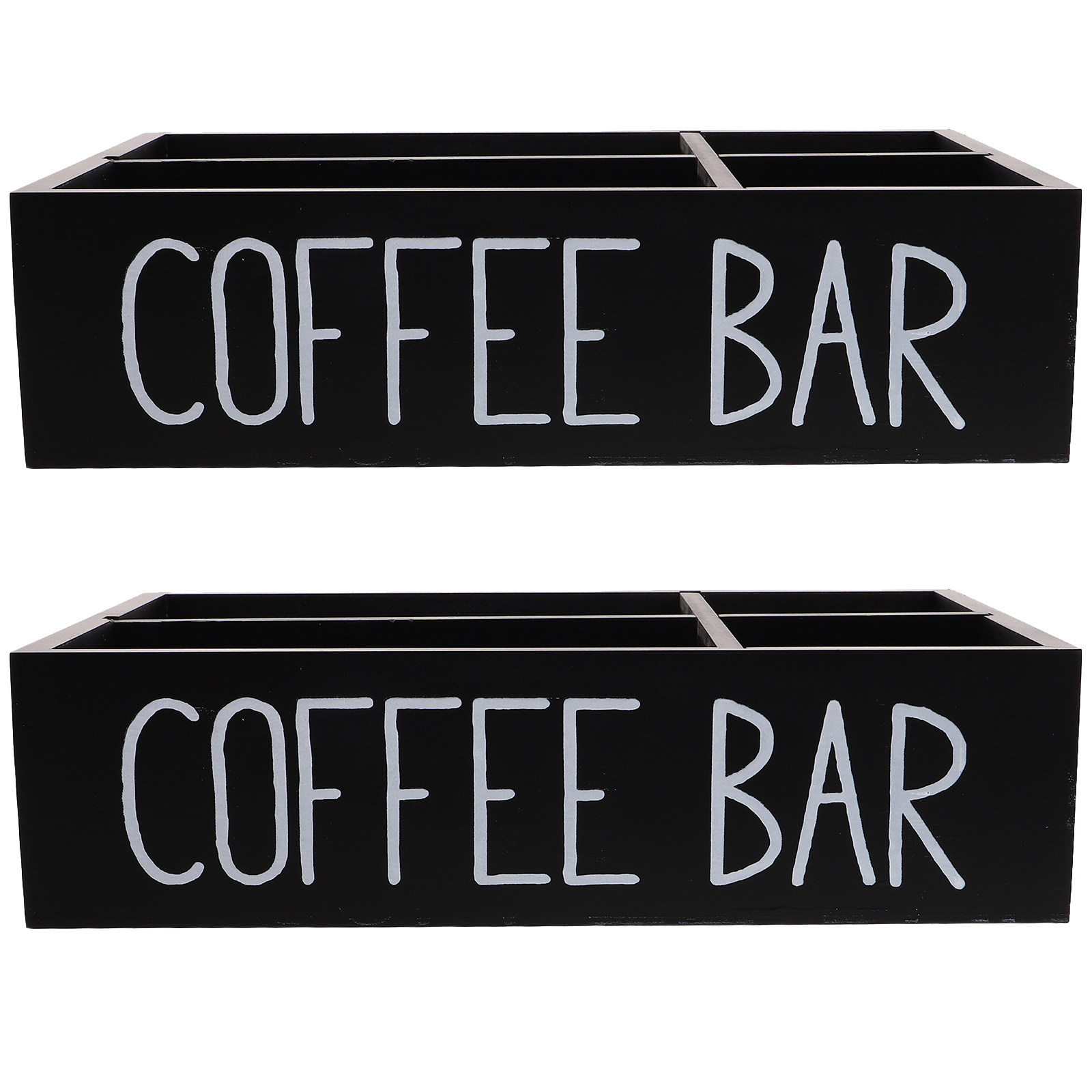 Coffee Tea Sugar - 2 pièces, organisateur pour station à