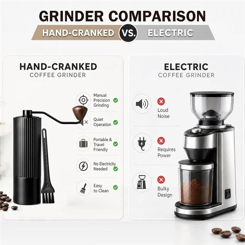 Moulin à café manuel B23B, mou - Burr Hand Grinder avis et prix