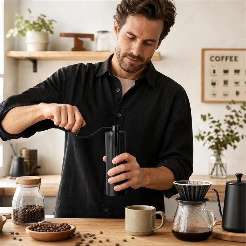 Moulin à café manuel B23B, mou - Burr Hand Grinder avis et prix