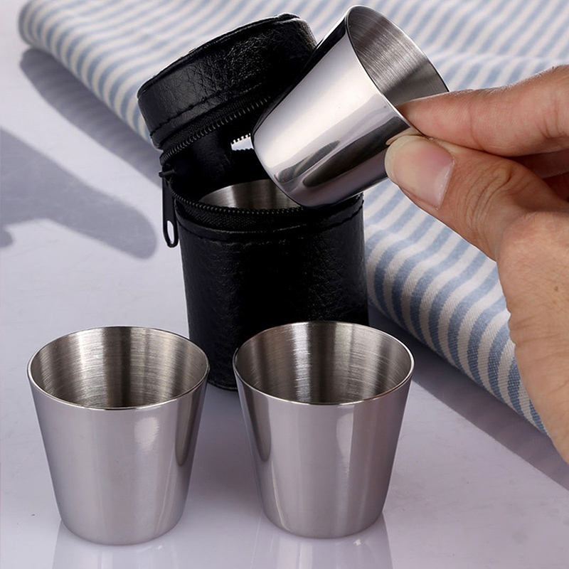 4/6 pièces tasses en acier ino - Coffee Tea And Sugar Set avis et prix
