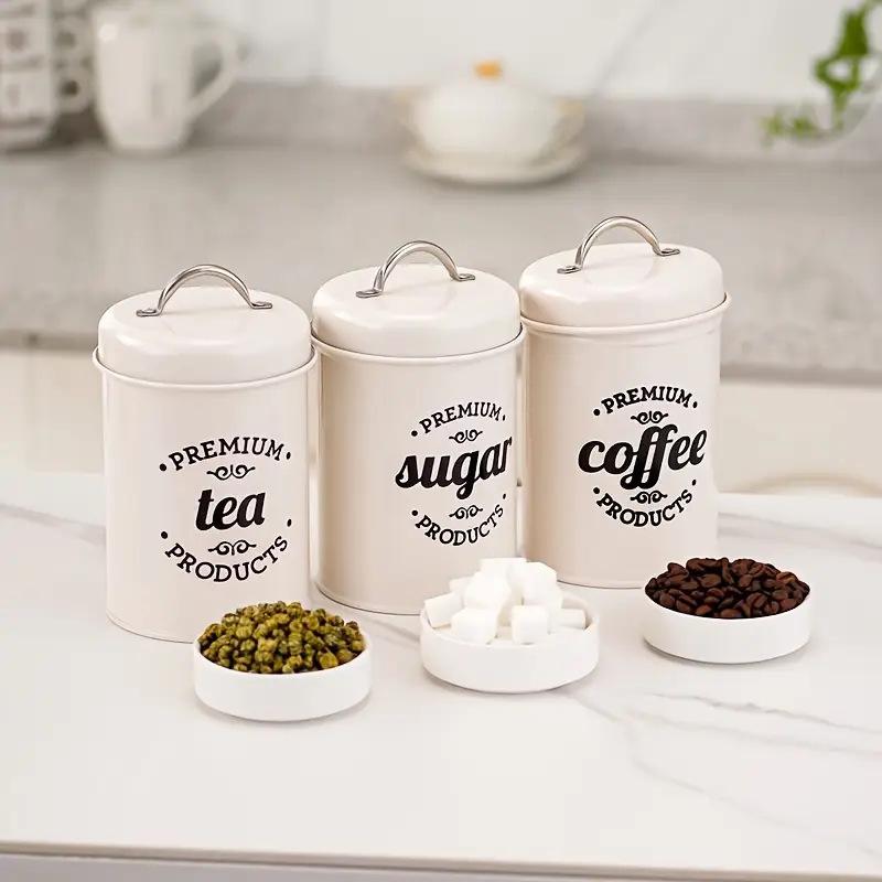 Ensemble de 3 récipients de cu - Coffee Tea Sugar avis et prix