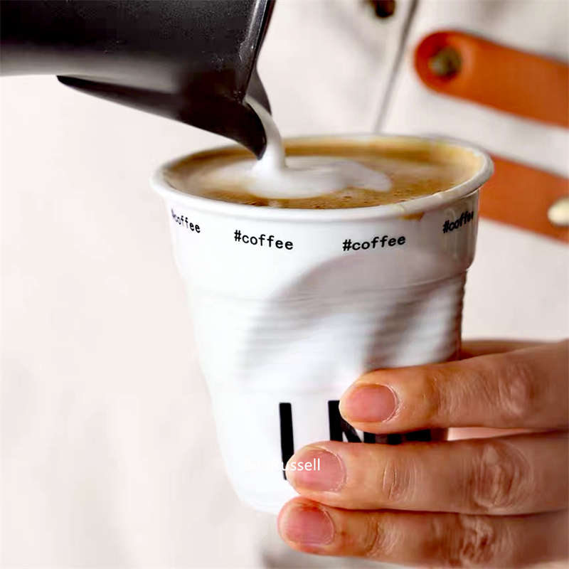 Tasse à café en céramique froi - Coffee Tea Name avis et prix