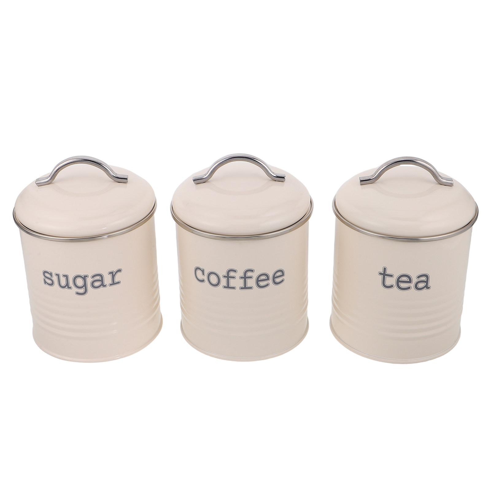 Lot de 3 boîtes hermétiques po - Coffee Tea Sugar avis et prix